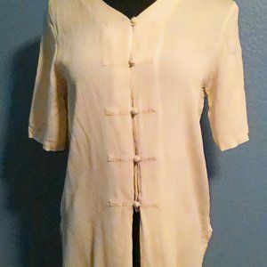 100% Silk Jacqueline Ferror Tunic. Only $10!